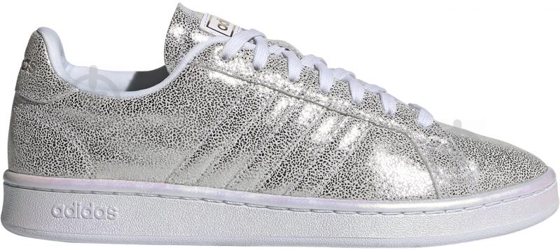 Кроссовки женские демисезонные Adidas GRAND COURT FY8951 р.36 серебряные - фото 2