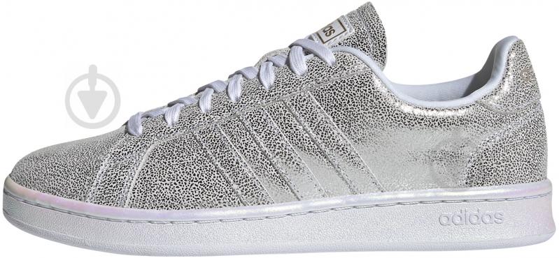 Кроссовки женские демисезонные Adidas GRAND COURT FY8951 р.36 2/3 серебряные - фото 3