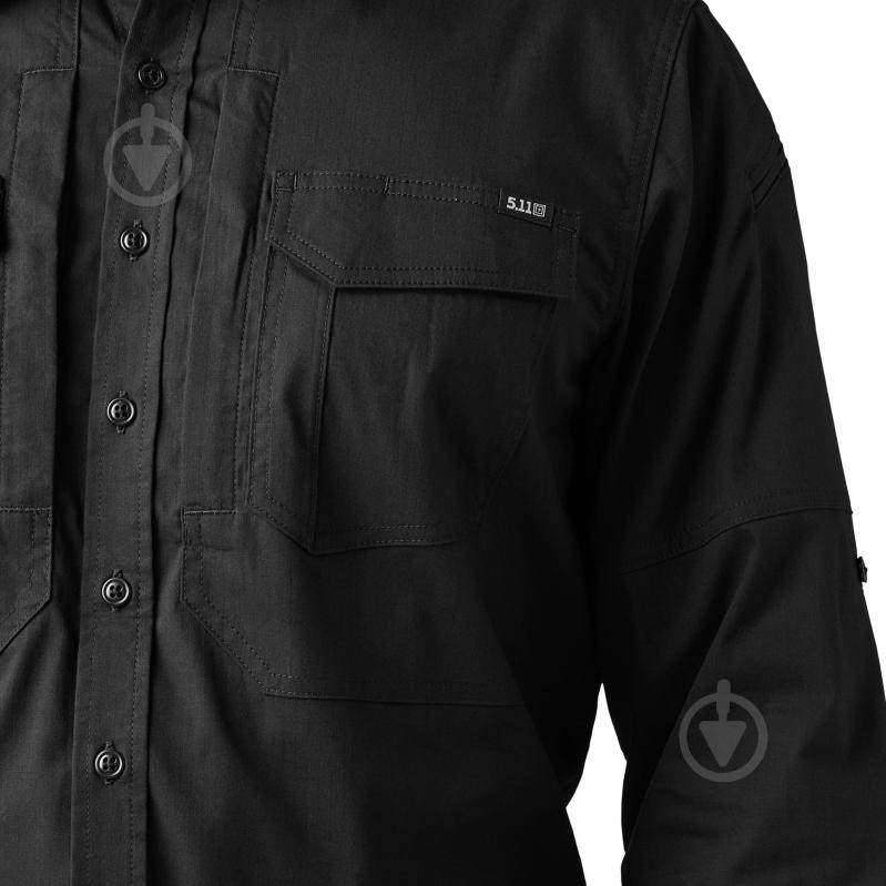 Рубашка 5.11 Tactical ТАКТИЧЕСКАЯ "ABR PRO LONG SLEEVE SHIRT" р.XXL [019] Black - фото 3