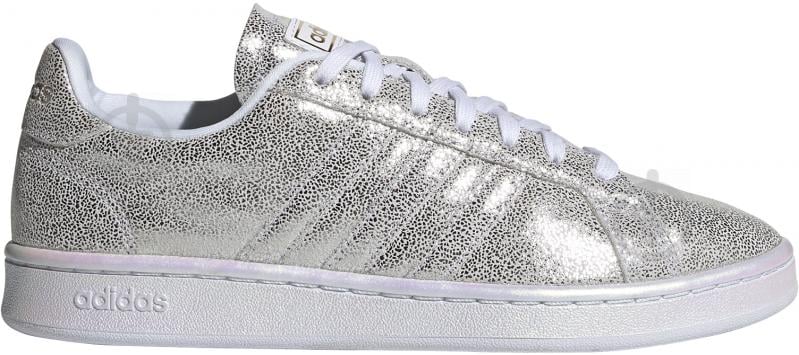 Кроссовки женские демисезонные Adidas GRAND COURT FY8951 р.38 серебряные - фото 1