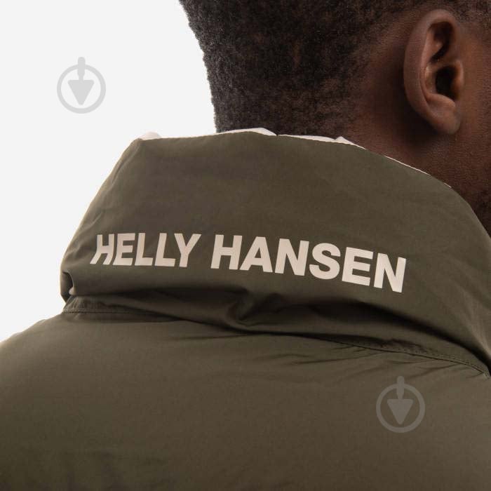 Пуховик чоловічий Helly Hansen HH URBAN REVERSIBLE JACKET 29656-431 р.XL зелений - фото 7