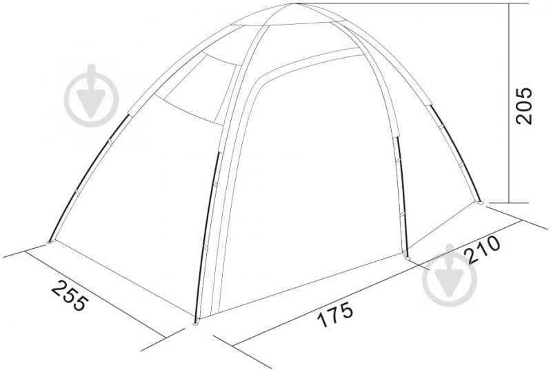 Палатка туристическая RED POINT Kimeriya 4 - фото 4