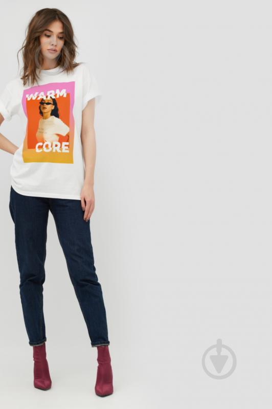Футболка YAPPI WW3387 р.M белый - фото 2