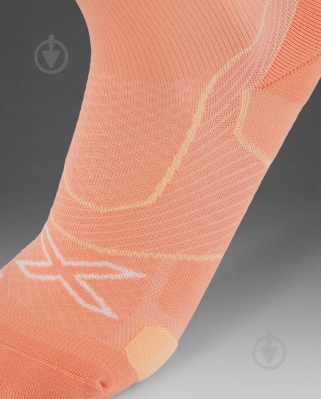 Шкарпетки 2XU Vectr Cushion Crew Socks UA5053e_DGP/WHT р.42-46 зелений - фото 3