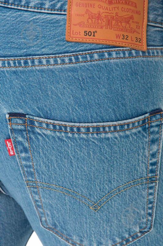 Джинсы LEVIS 501 Denim 00501;2743 р. 40-32 синий - фото 4