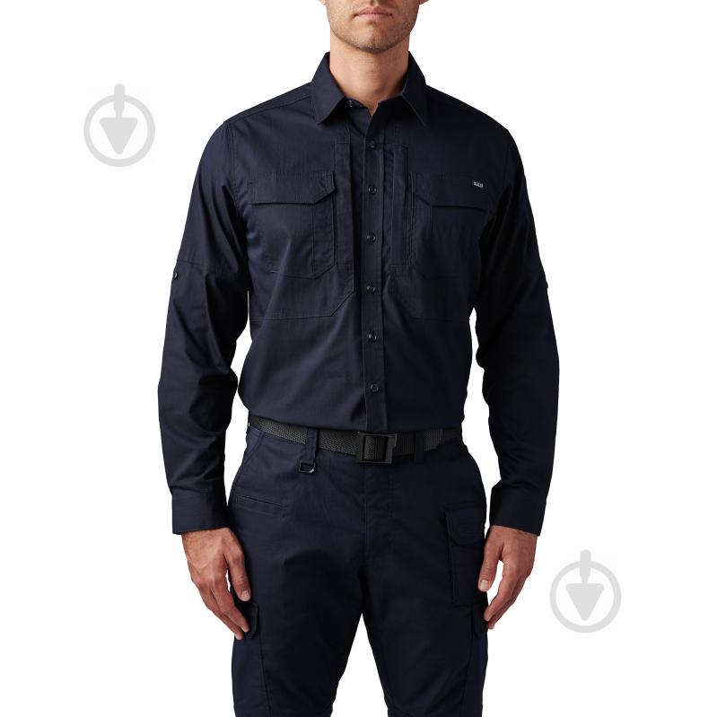 Сорочка 5.11 Tactical ТАКТИЧНА "ABR PRO LONG SLEEVE SHIRT" р.XXXL [724] Dark Navy - фото 1