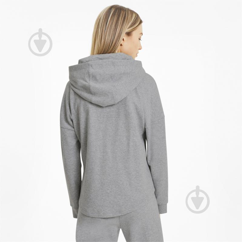 Джемпер Puma Ferrari Wmn Hooded Sweat Jkt 59613103 р. S сірий - фото 4