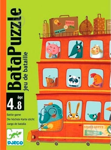 Игра настольная Djeco Бата-пазл DJ05125 - фото 1