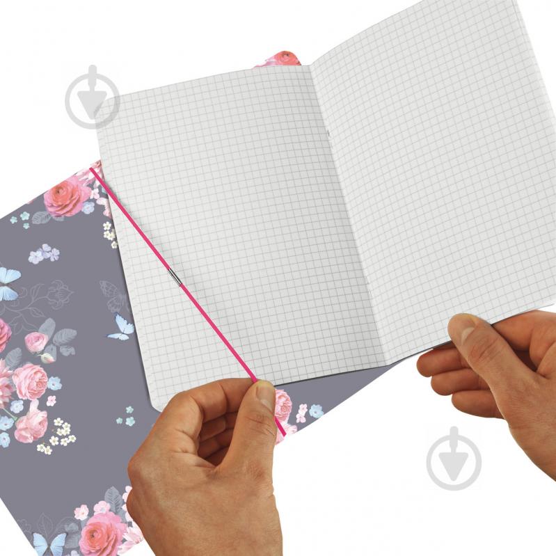 Блокнот My.Book Flex А5 40 листов клетка Ladylike Flowers 50021512 Herlitz - фото 3