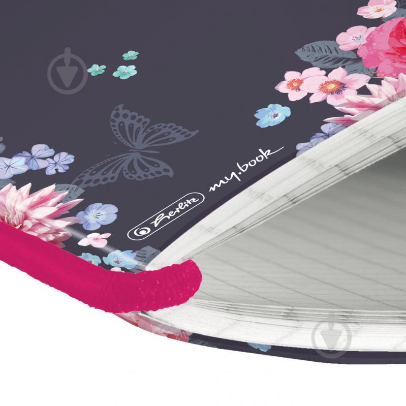 Блокнот My.Book Flex А5 40 листов клетка Ladylike Flowers 50021512 Herlitz - фото 2