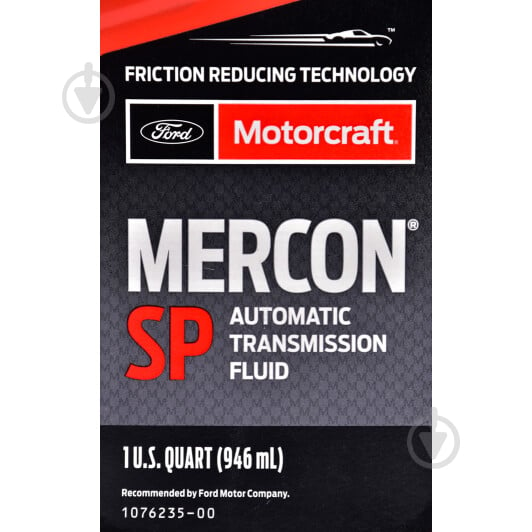 Масло трансмиссионное Ford Motorcraft Mercon SP ATF 0,946 л (XT6QSP) - фото 2