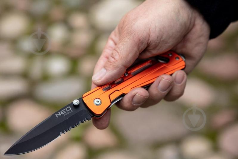 Нож NEO tools складывающийся с фиксатором 63-026 - фото 11
