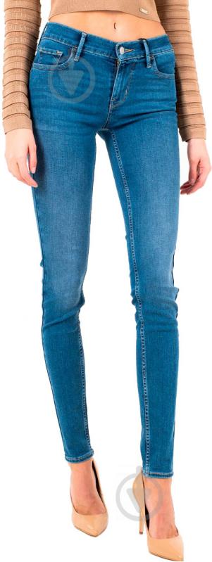 Джинси LEVIS 700 series - 710 Super Skinny 17780;0053 р. 24-32 синій - фото 1