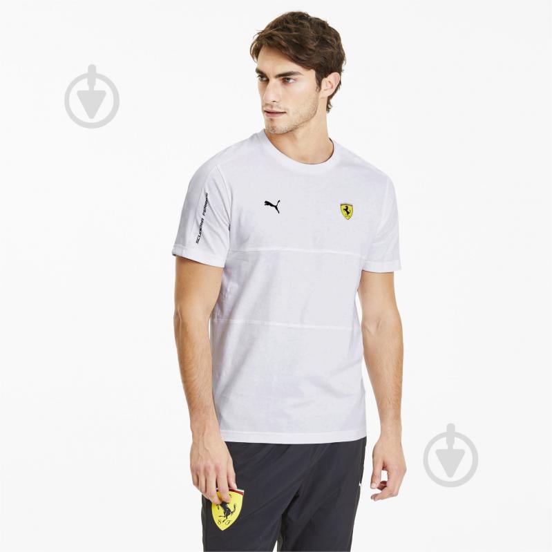 Футболка Puma SF T7 Tee 59614305 р.L белый - фото 1