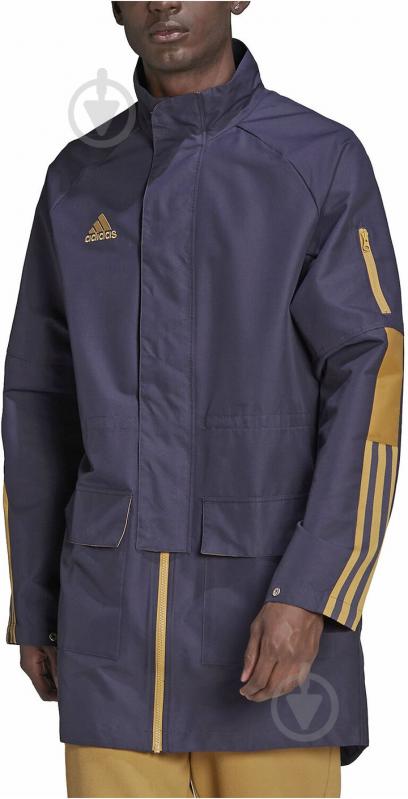 Джемпер Adidas Tiro Parka HF8392 р.S синій - фото 2