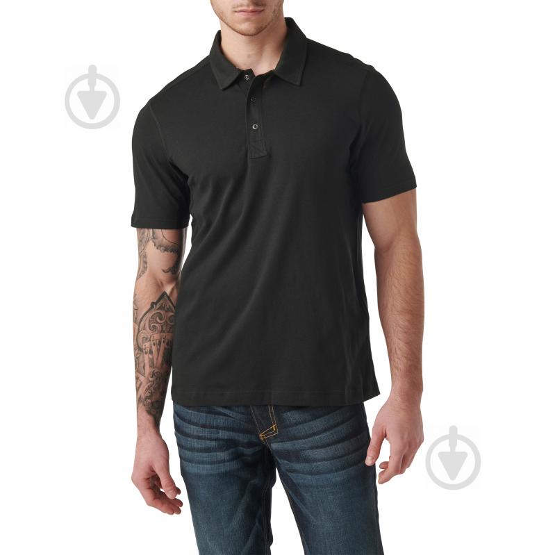 Футболка поло 5.11 Tactical "ARCHER SHORT SLEEVE POLO" 41241-019 р.M black - фото 1