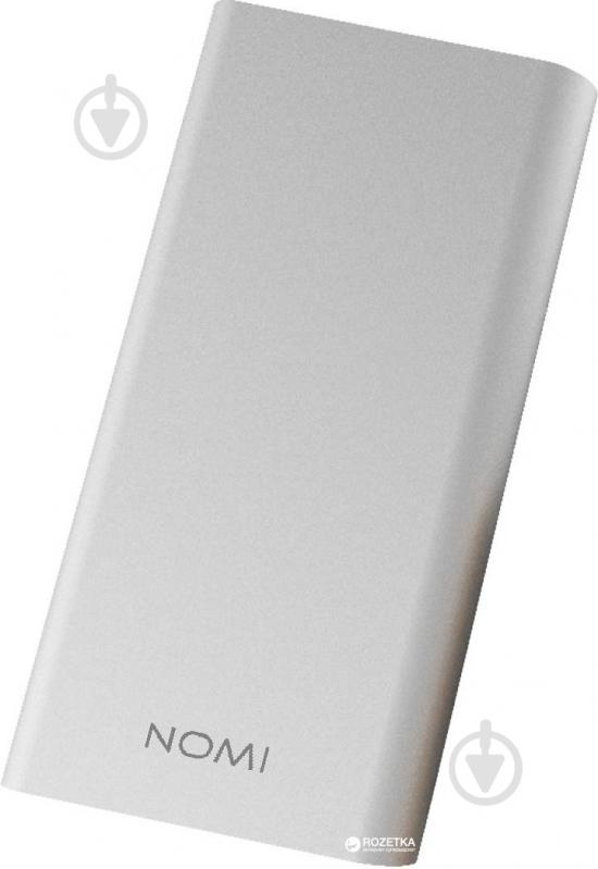 Повербанк Nomi E100 10000 mAh silver - фото 3 Повербанк Nomi E100 10000 mAh silver - фото 3