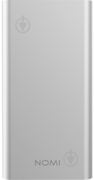 Повербанк Nomi E100 10000 mAh silver - фото 1 Повербанк Nomi E100 10000 mAh silver - фото 1
