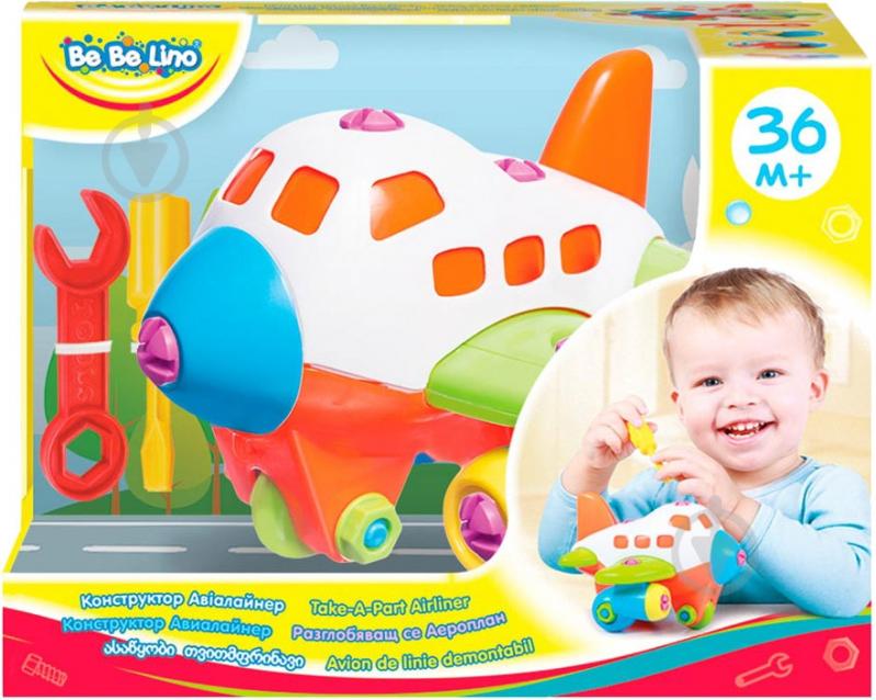 Конструктор Bebelino Авиалайнер 58146 - фото 1