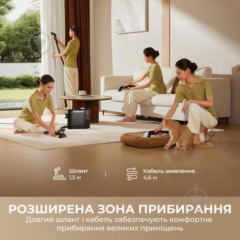 Пылесос моющий DREAME N20 Steam black - фото 13