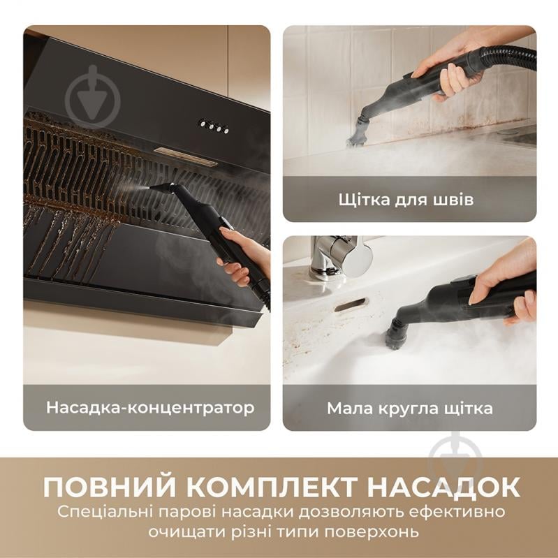 Пылесос моющий DREAME N20 Steam black - фото 8