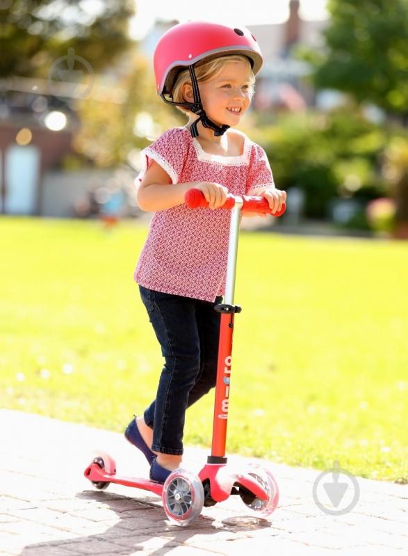 Самокат Micro Minideluxe red красный MMD007 - фото 3