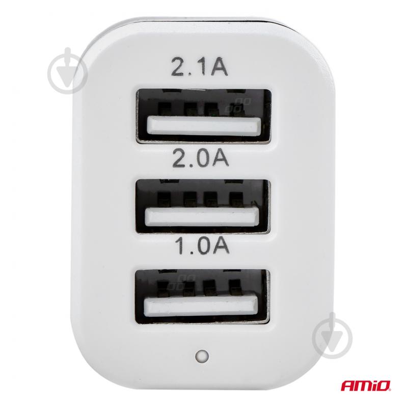 Зарядное устройство AMiO PCH-03 3xUSB 01027 - фото 2