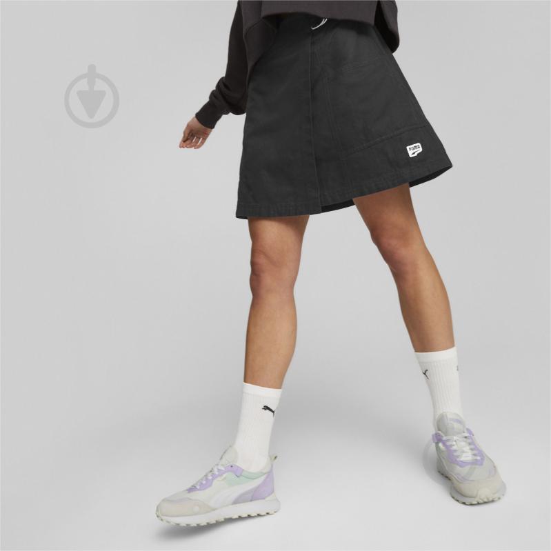 Юбка Puma DOWNTOWN SKIRT PUMA BLACK 53838301 р.L черный - фото 3