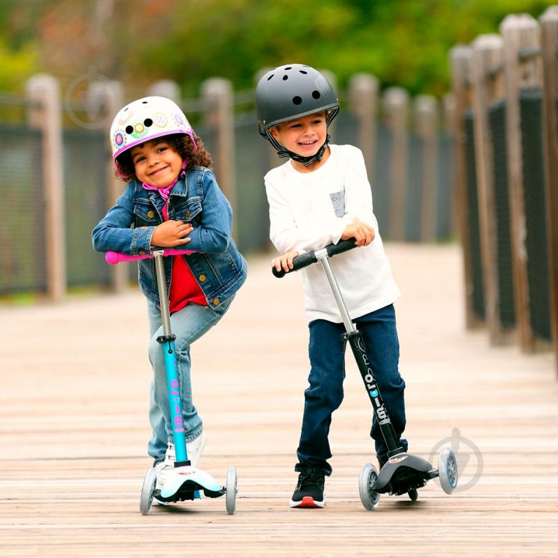 Самокат Micro дитячий Mini Deluxe turquoise бірюзовий ММD074 - фото 8