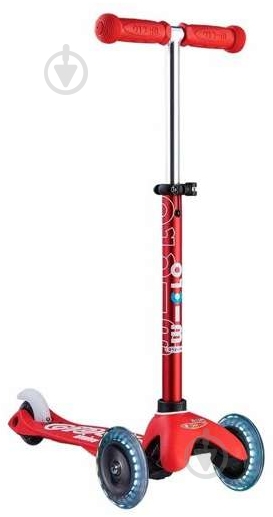 Самокат Micro Minideluxe red LED красный MMD052 - фото 2 Самокат Micro Minideluxe red LED красный MMD052 - фото 2