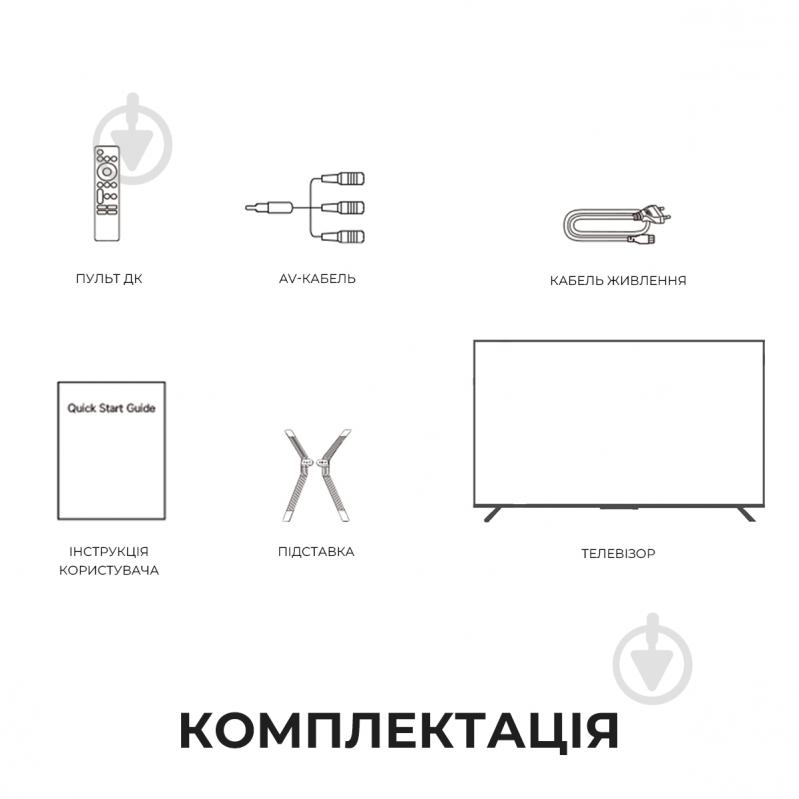 Телевізор DREAME 50Q100 50″Vivid QLED 4K TV - фото 13 Телевізор DREAME 50Q100 50″Vivid QLED 4K TV - фото 13