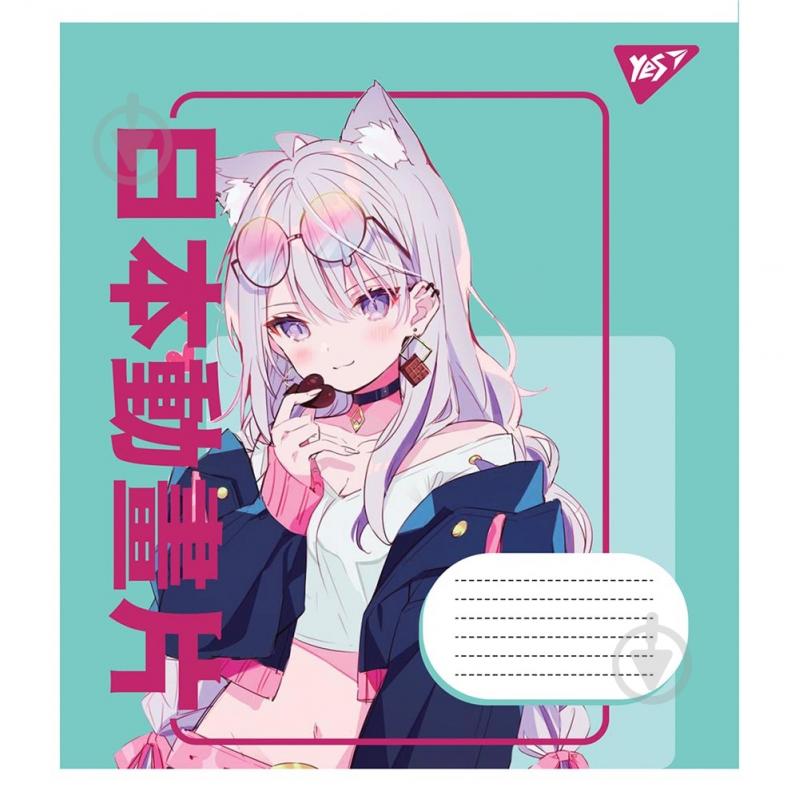 Тетрадь школьная 12 листов косая линия Anime cartoons (766556) YES - фото 1 Тетрадь школьная 12 листов косая линия Anime cartoons (766556) YES - фото 1