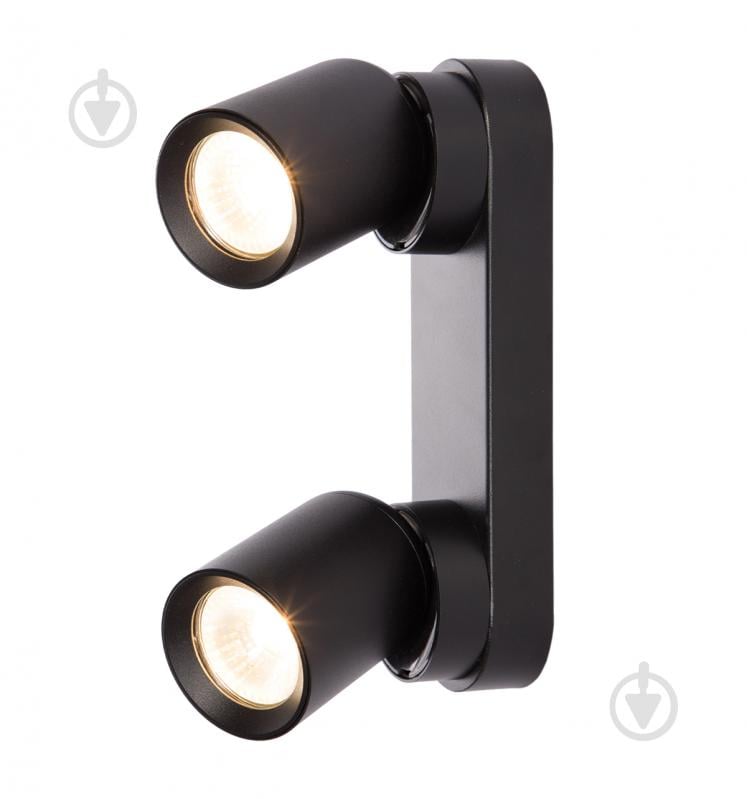 Спот Eurolamp 2x30 Вт GU10 чорний LH2-LED-GU10(black)new - фото 3