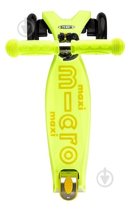 Самокат Micro Maxideluxe yellow желтый MMD024 - фото 2 Самокат Micro Maxideluxe yellow желтый MMD024 - фото 2