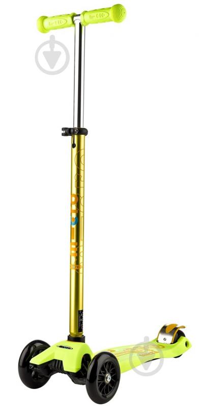 Самокат Micro Maxideluxe yellow желтый MMD024 - фото 1 Самокат Micro Maxideluxe yellow желтый MMD024 - фото 1