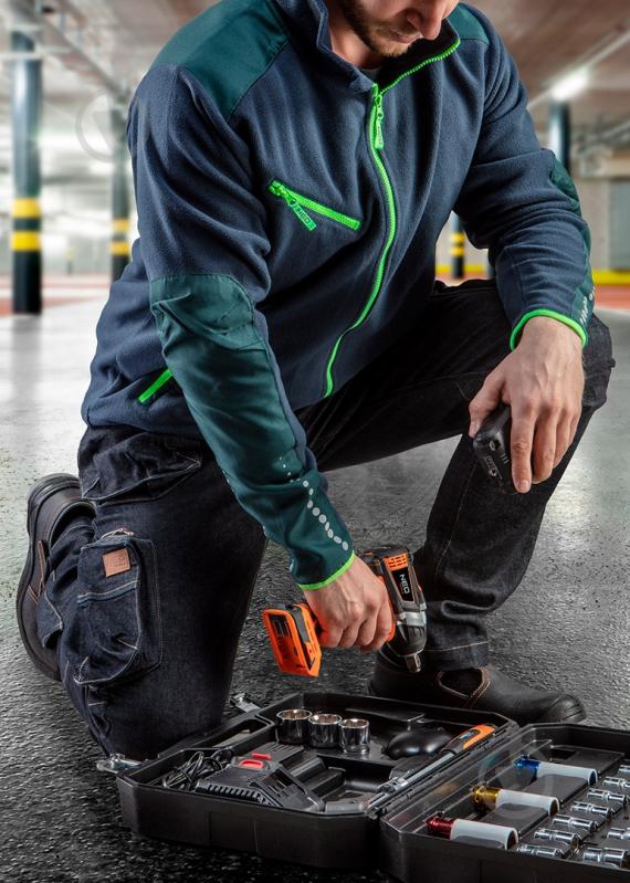 Куртка флісова NEO tools Premium р. L 81-506 темно-синій - фото 6