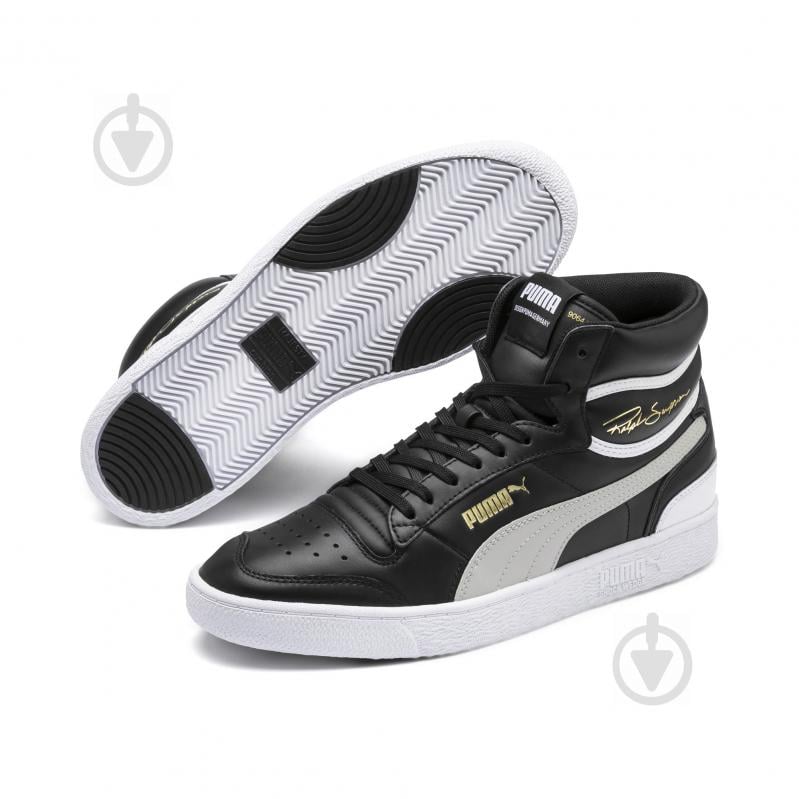 Кроссовки зимние Puma Ralph Sampson Mid 37084701 р.42 черные - фото 1