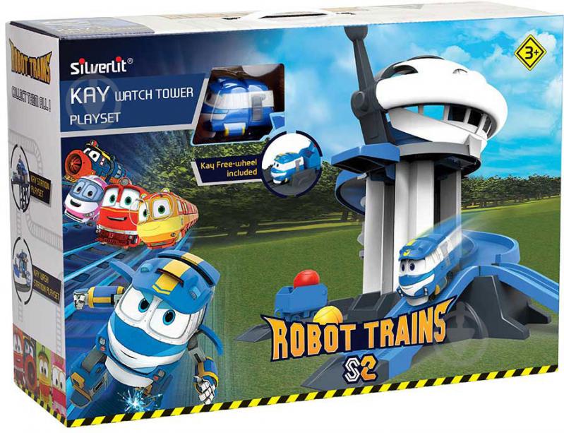 Игровой набор Silverlit Robot Trains - Дозорная вышка 80189 - фото 2