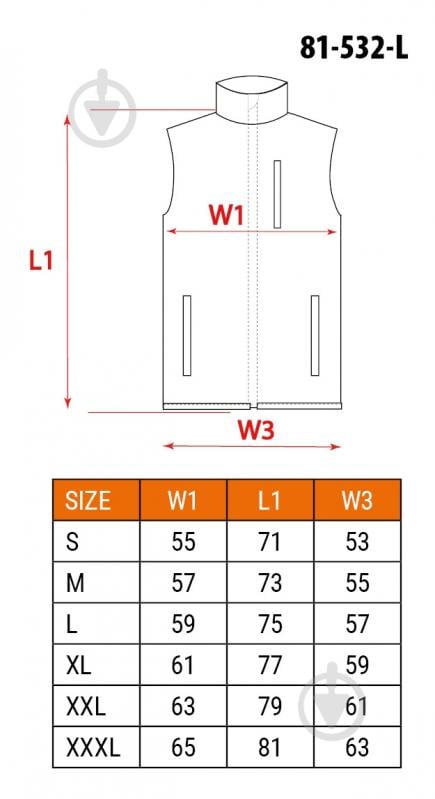 Жилет NEO tools Softshell р. L 81-532 черный - фото 13 Жилет NEO tools Softshell р. L 81-532 черный - фото 13