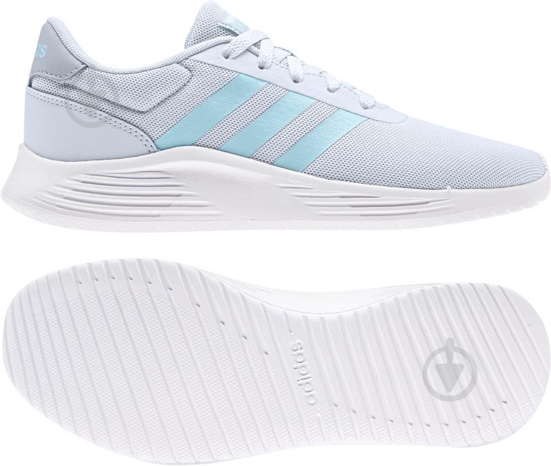 Кросівки жіночі демісезонні Adidas LITE RACER 2.0 FZ0381 р.37 1/3 блакитні - фото 4