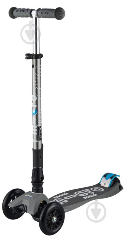 Самокат Micro Maxideluxe volcano grey ТF-ручка темно-серый ММD062 - фото 1 Самокат Micro Maxideluxe volcano grey ТF-ручка темно-серый ММD062 - фото 1
