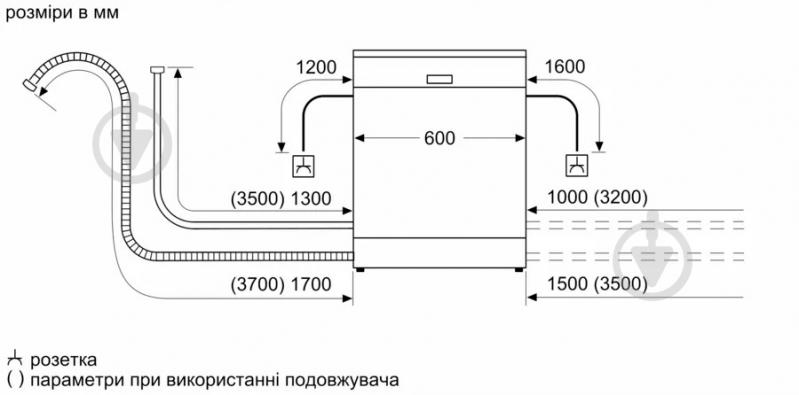 Посудомоечная машина Bosch SMS43D08ME - фото 6