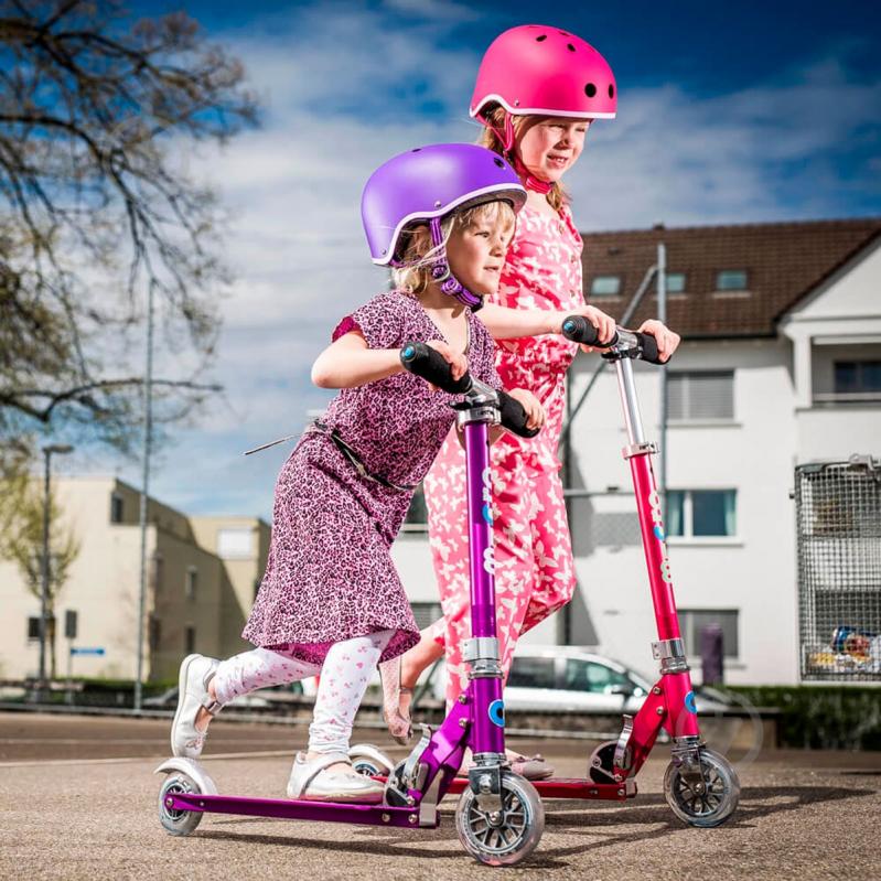 Самокат Micro детский Sprite pink розовый SA0027 - фото 8 Самокат Micro детский Sprite pink розовый SA0027 - фото 8