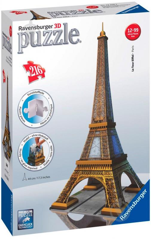 3D-пазл Ravensburger Ейфелева вежа 12556 - фото 1