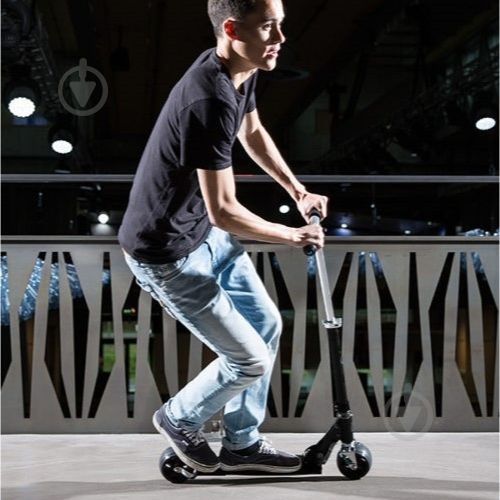 Самокат Micro Rocket black чорний SA0048 - фото 3