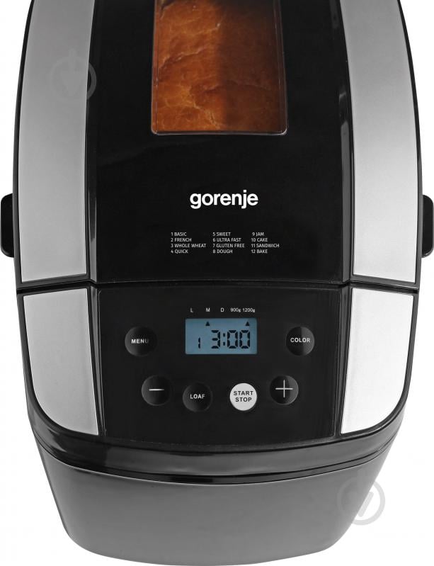 ВИТРИНА! Хлебопечка Gorenje BM1210BK - фото 3 ВИТРИНА! Хлебопечка Gorenje BM1210BK - фото 3