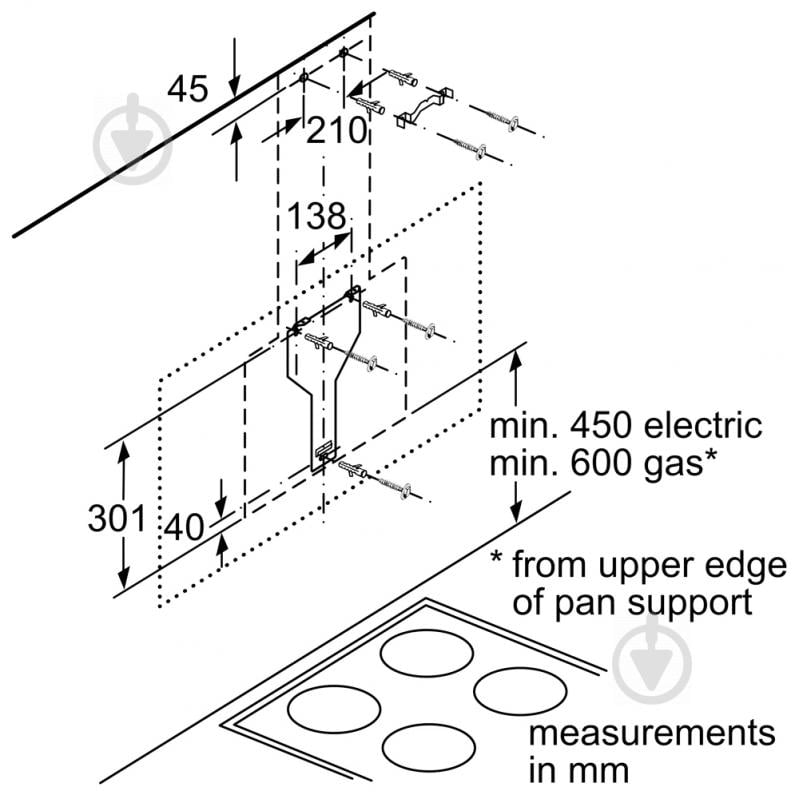 Витяжка Bosch DWK97HM61T - фото 8