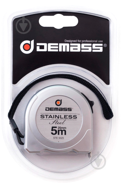 Рулетка Demass Stainless Steel STE 5025 5  м x 25  мм - фото 5