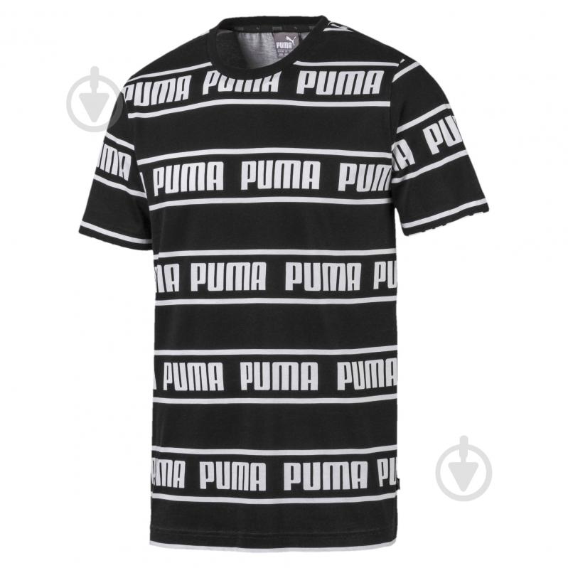 Футболка Puma Amplified Tee 58042701 р.M чорний - фото 1 Футболка Puma Amplified Tee 58042701 р.M чорний - фото 1