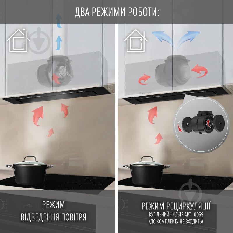 Вытяжка Perfelli NUOVA 6JWRBM NERO SILENZIO - фото 14
